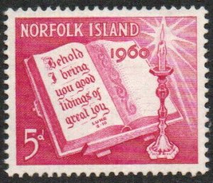 Norfolk Island Sc #43 Mint Hinged