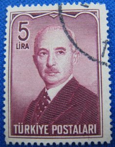 TURKEY 1948  -  SCOTT # 977  USED