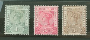 Straits Settlements #83-85 Unused Single