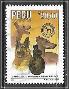 Peru #942 Kennel Club Dogs Used