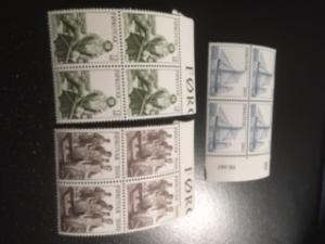 Faroe Islands sc 112-114 MNH blocks of 4