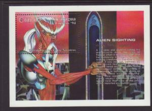 Nicaragua 2021 Aliens Souvenir Sheet MNH