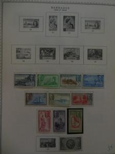 BARBADOS : Beautiful Very Fine, Mint collection on album pages SG Cat £1,001.00