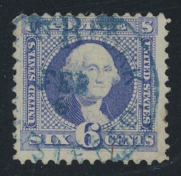 115 - Fine used with Sock on the Nose New York Registered cancel in blue