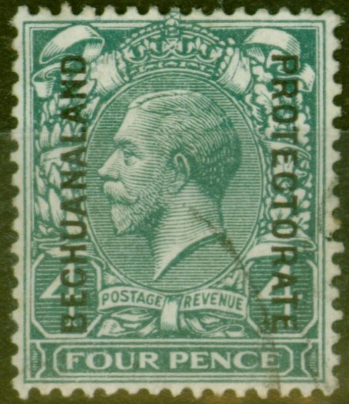 Bechuanaland 1913 4d Grey-Green SG80 Fine Used