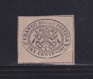 Roman States 13 MHR Papal Coat of Arms (A)