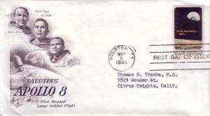 FDC Sc# 1371 Apollo 8 Artcraft L969