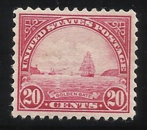 567  20c  Perf 11 MNH VF Centering