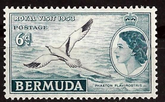 Bermuda #163   QE II Royal Visit 1963 (1)  Mint NH