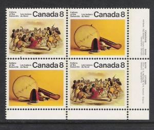 Canada #575a LR PL BL Subarctic Indians 8