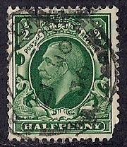 Great Britain #210 1/2P King George 5, used VF