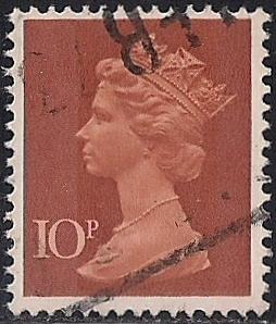 Great Britain #634 10P Queen Elizabeth 2, used VF