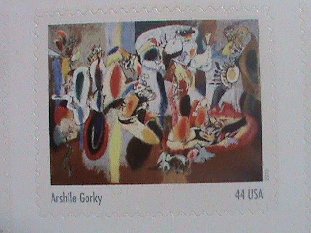 ​UNITED STATES-2010 SC#4444  ABSTRACT EXPRESSIONISTS-PAINTING-MNH S/S SHEET VF