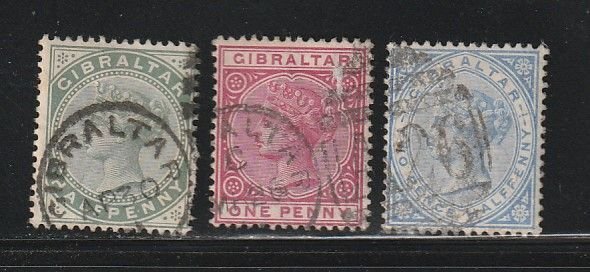 Gibraltar 8, 10, 14 U Queen Victoria, 8 Short Perfs