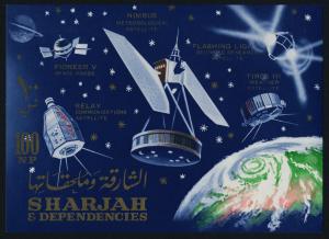 Sharjah 48a MNH Space, Satellites, Space Probes