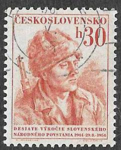 Czech SC 663 - Slovak Insurrectionist - Used - 1954