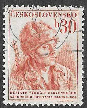 Czech SC 663 - Slovak Insurrectionist - Used - 1954