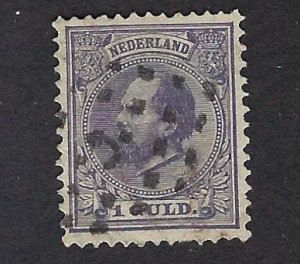 Netherlands SC#32 Used F-VF hr SCV$40.00...Fill Key spots!