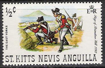 St Kitts-Nevis #245 Siege of Brimstone Hill MNH