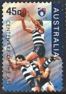 Australia SC#1522 45¢ Centenary of AFL: Geelong (1996) Used