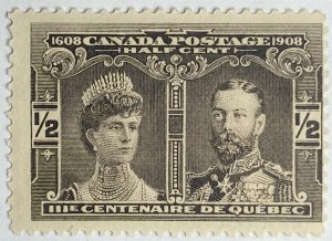 CANADA 1908 #96 Quebec Tercentenary Issue - MNH (CV 60$ +)