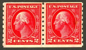 U.S. #413 MINT PAIR OG LH