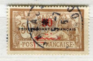 FRENCH COLONIES; 1920s Morocco Merson issue fine used 50c. value