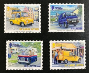 Guernsey  - Europa 2013 - Postal Vehicles - 4 of 6 values - MNH 