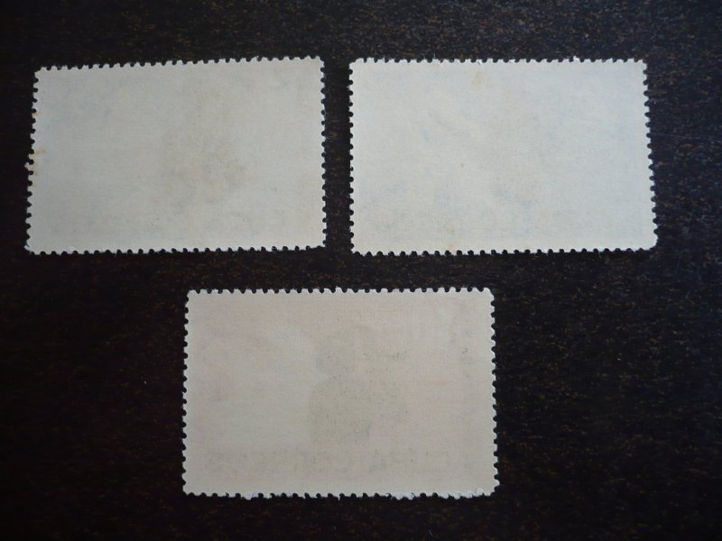 Stamps - Cuba - Scott#703-705 - MNH Set of 3 Stamps