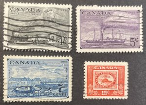 Canada #311-314 Used F/VF 1851-1951 Set [R1083]