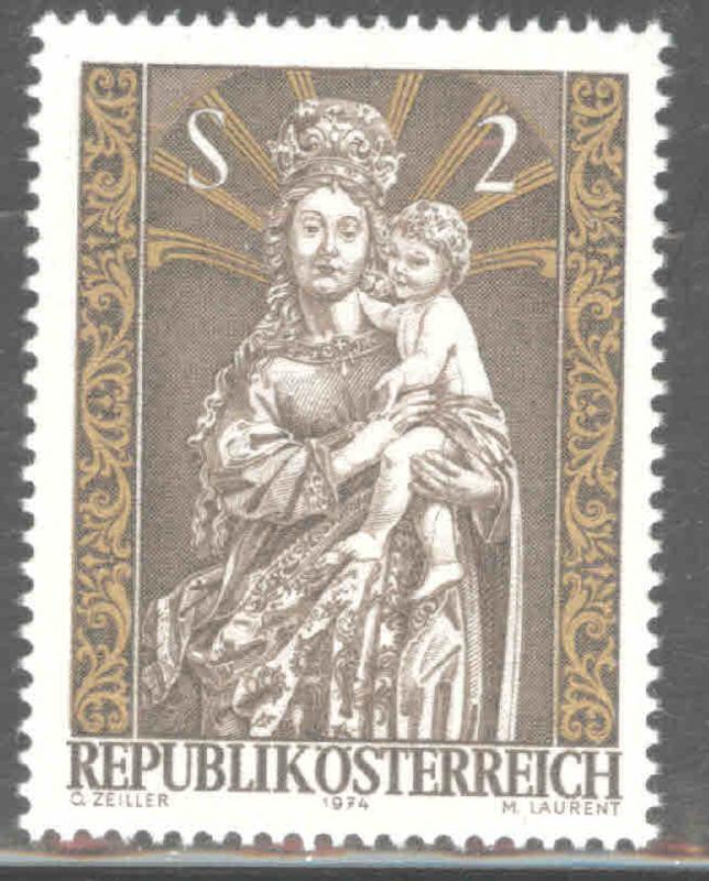 Austria Scott 1009 MNH** 1974 Christmas stamp