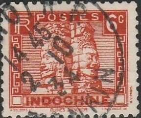 Inso-china, #155 Used, From 1931-41