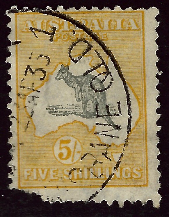 Australia SC#44 Used Fine corner fault SCV$425.00...Iconic Australia Stamp!!!