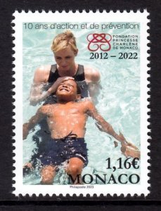 MONACO 2022 ROYALTY PRINCESS CHARLENE FOUNDATION SWIM SPORT EDUCATION