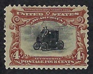 US Scott #296 Mint PH OG F-VF