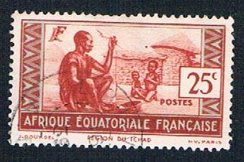French Equatorial Africa 41 Used People of Chad (BP843)