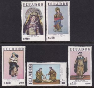 Ecuador 851-853,C496-C497 MNH VF