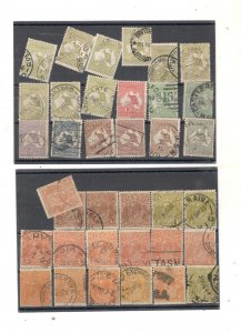 EARLY AUSTRALIA COLLECTION ON STOCK SHEET,
