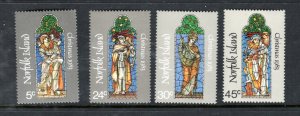 NORFOLK ISLAND 314-17 MNH VF Stained glass windows