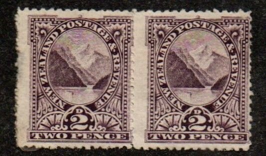 New Zealand 110 Mint hinged Pair