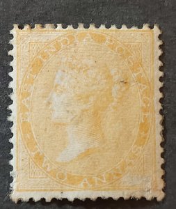 1856-64 Queen Victoria 2 Anna Yellow SG#43