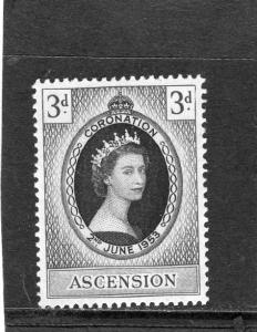 Ascension 1953 Coronation MNH