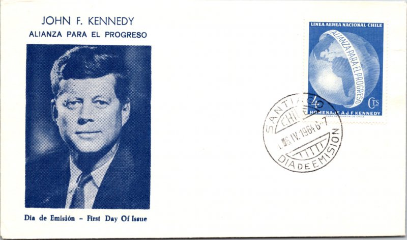 Chile, Worldwide First Day Cover, Americana