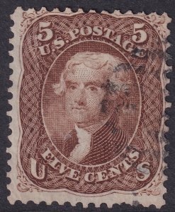 #76 Used, Fine, Light cancel (CV $125 - ID46684) - Joseph Luft