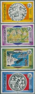 Vanuatu 1985 SG416-419 International Youth set MNH