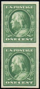 USA #383 VF OG NH, Pair, super fresh!