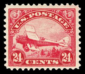 Scott C6 1923 24c Biplane Airmail Issue Mint F-VF OG NH Cat $130