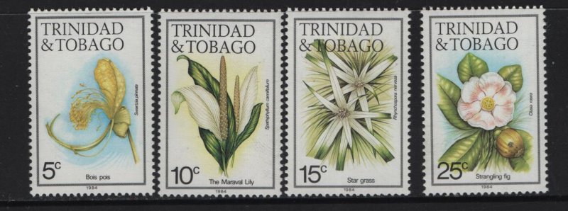 TRINIDAD & TOBAGO,   392A-396A   MINT HINGED   1984 SET