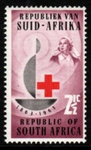 SOUTH AFRICA SG225w 1963 CENTENARY OF RED CROSS MNH