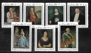 Cuba 1699-1705 Paintings set MNH